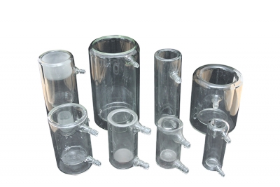Double Glassware for Ultrasonic Nano Material Dispersion