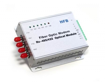 RS-485(Modbus) Multi-Drop Bus Fiber Optic Converter